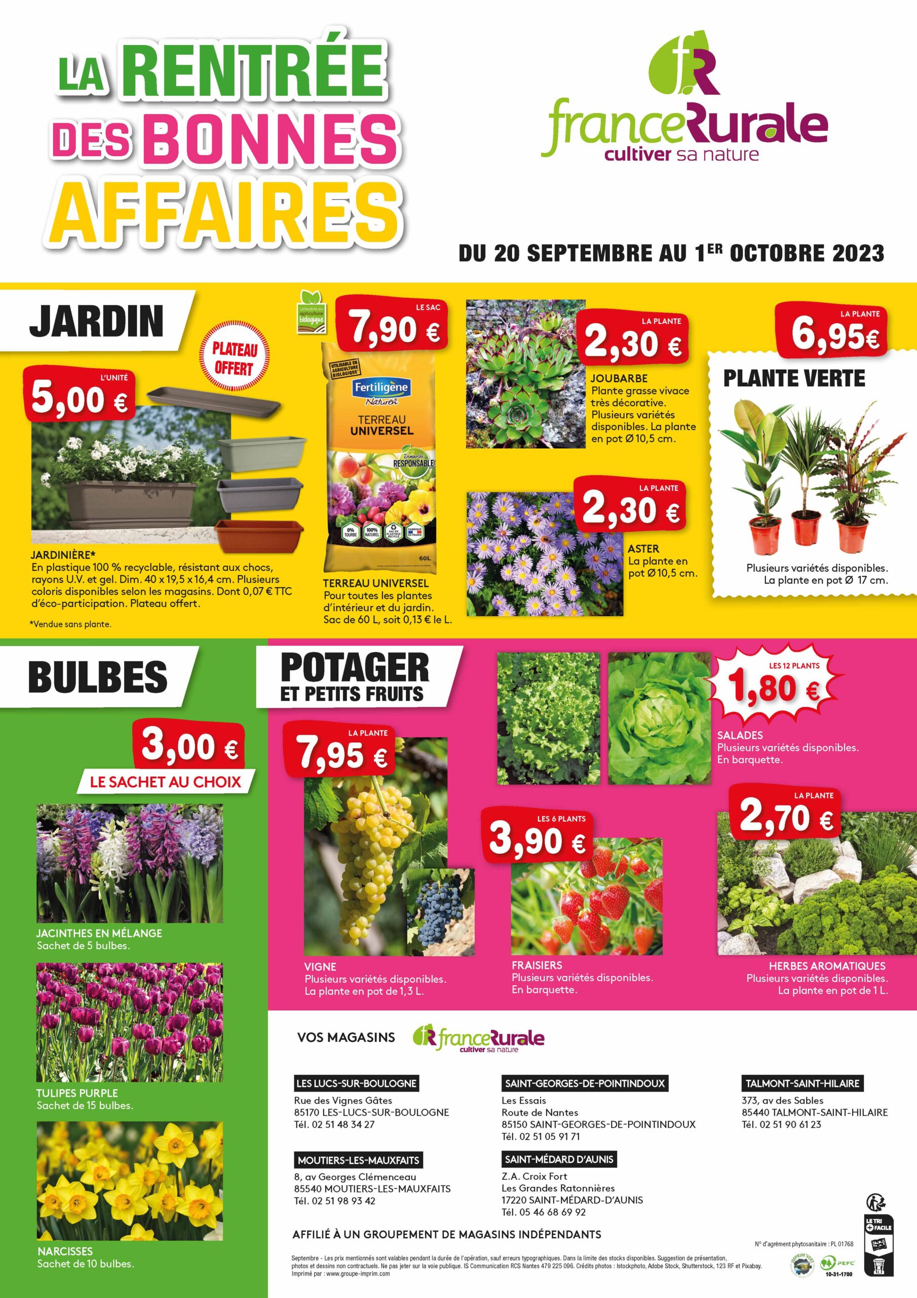 France Rurale - La rentrée des bonnes affaires