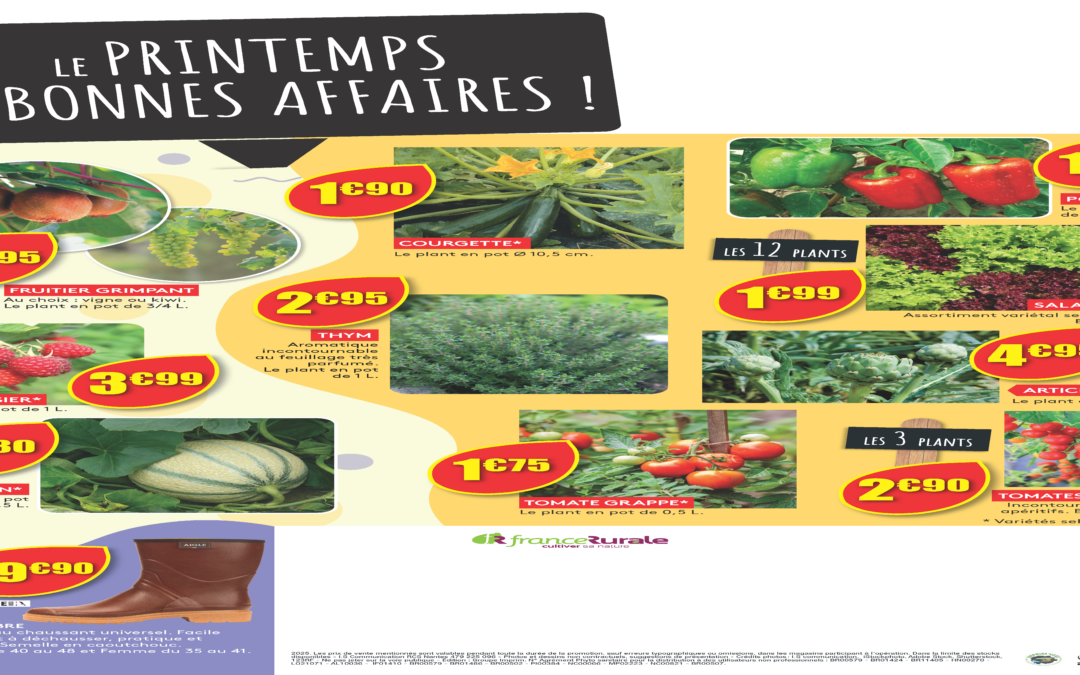 Le printemps des bonnes affaires France Rurale