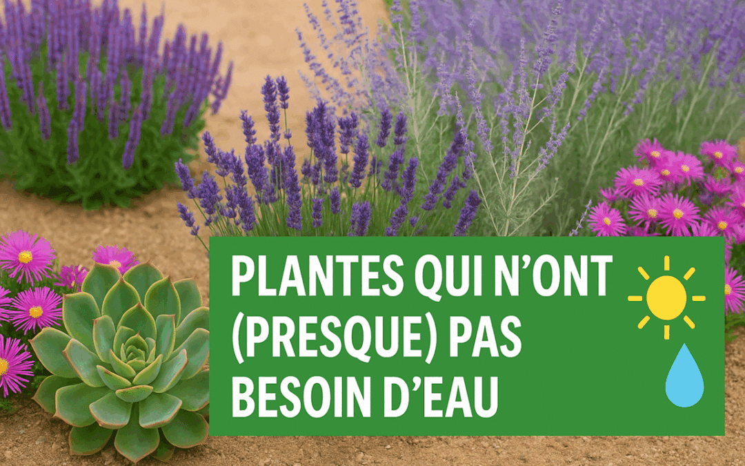 Plantes peu gourmandes en eau : un jardin fleuri sans effort