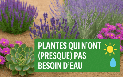 Plantes peu gourmandes en eau : un jardin fleuri sans effort