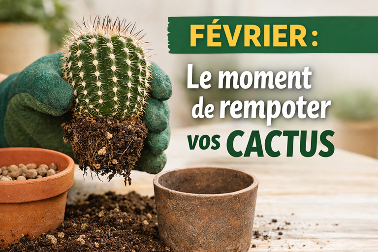 Rempoter un cactus : pourquoi et comment le faire en février ?