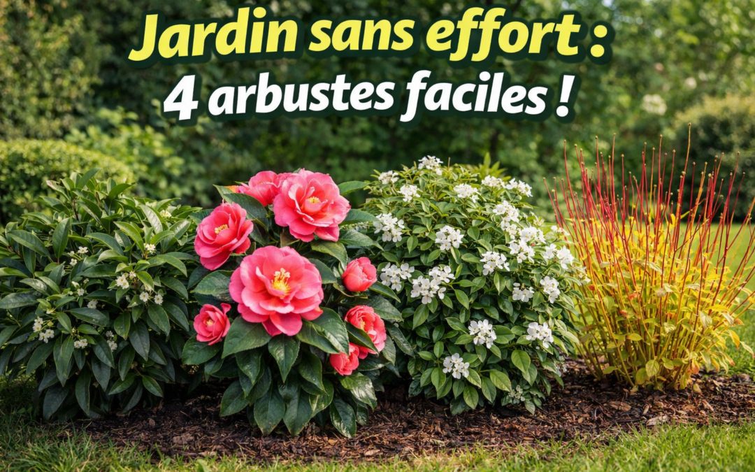 Arbustes faciles sans entretien : 4 indispensables du jardin