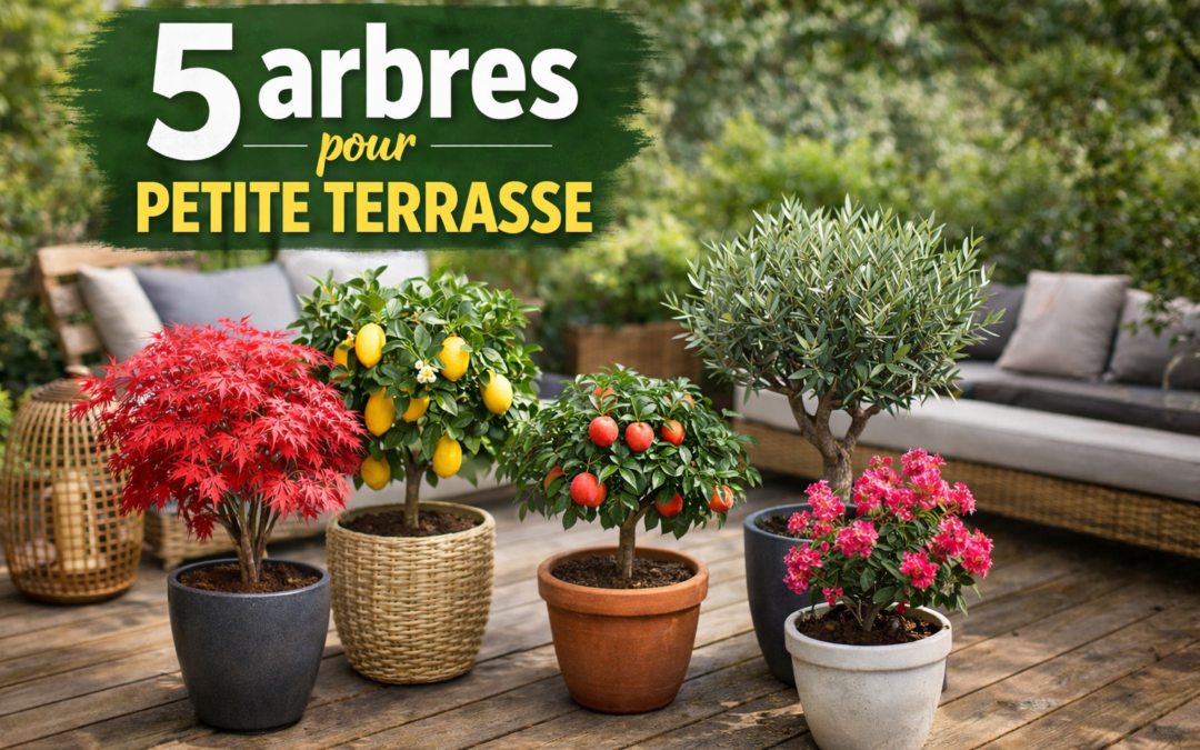 Petits arbres pour terrasse : 5 variétés idéales en pot