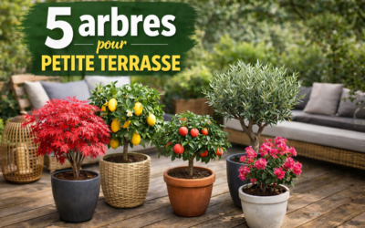 Petits arbres pour terrasse : 5 variétés idéales en pot