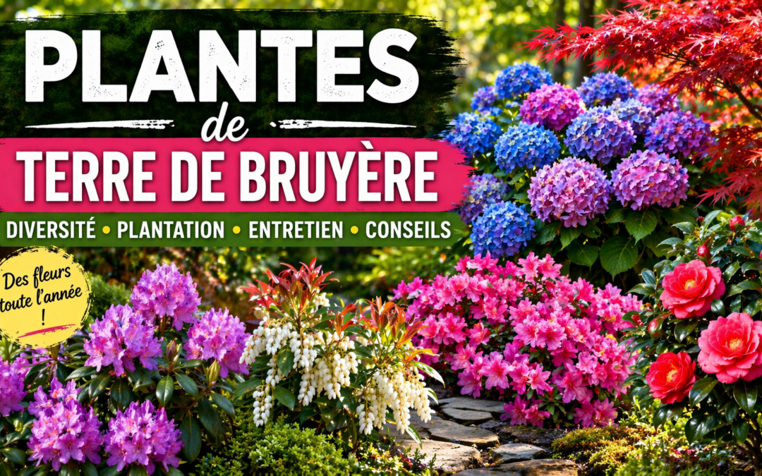 Plantes de terre de bruyère : les meilleures variétés et conseils de plantation
