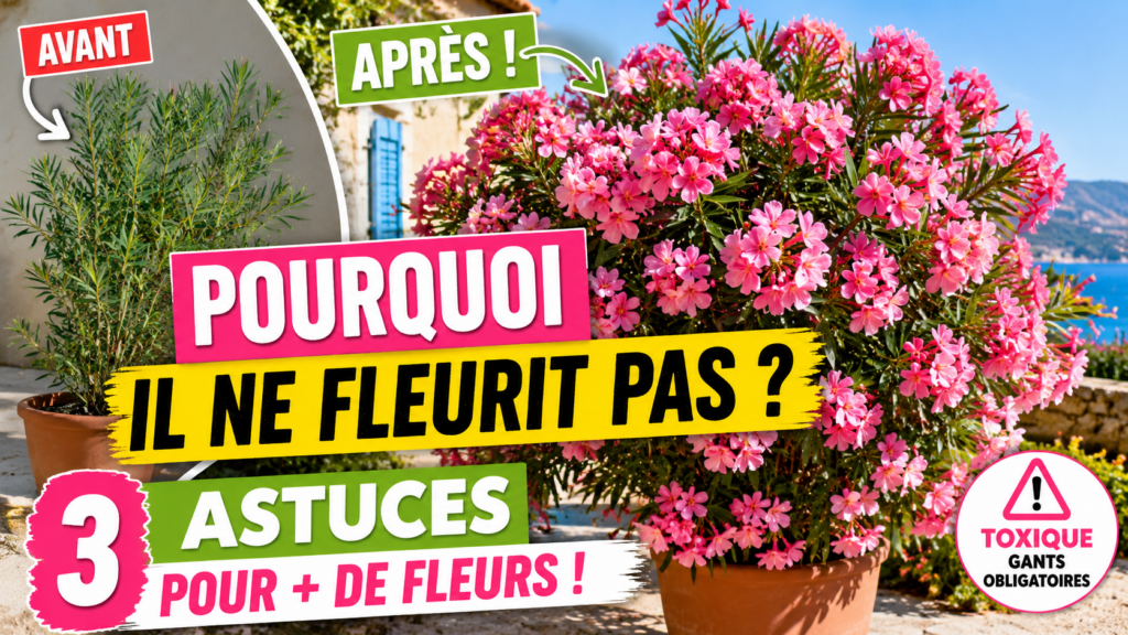 Laurier-rose floraison abondante : 3 astuces pour réussir sa floraison