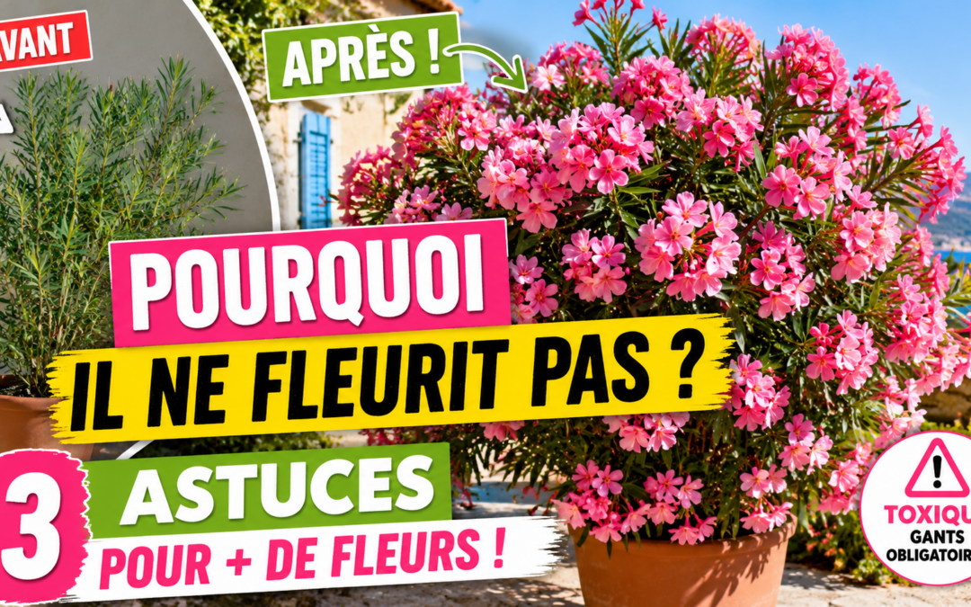 Laurier-rose floraison abondante : 3 astuces pour réussir sa floraison