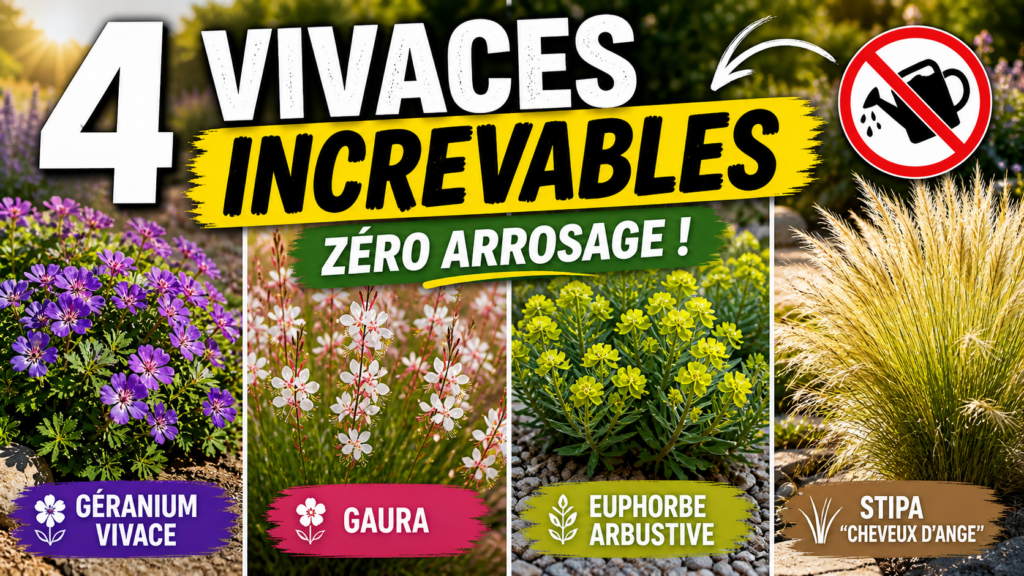 4 vivaces résistantes à la sécheresse pour un jardin sans entretien