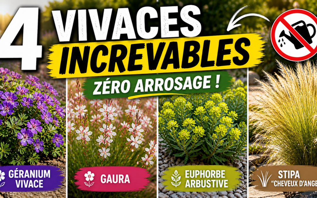 4 vivaces résistantes à la sécheresse pour un jardin sans entretien