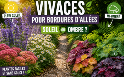 Vivaces pour bordures d’allées : quelles plantes choisir selon l’exposition ?