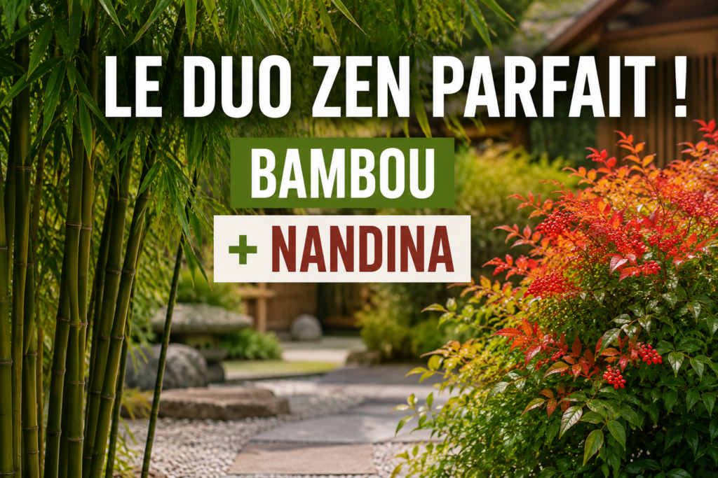 Bambou et Nandina : l’association parfaite pour un jardin japonais