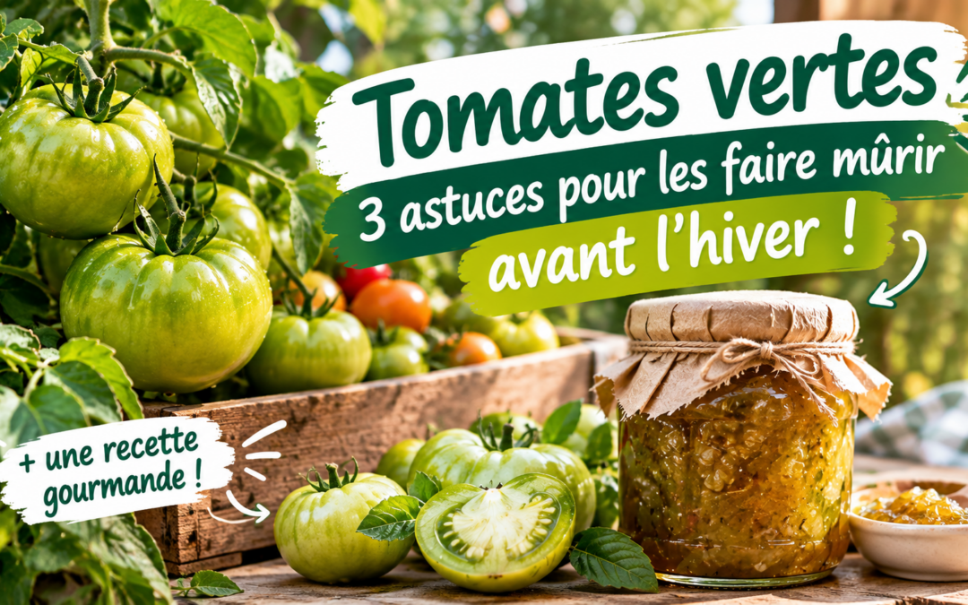 Tomates vertes : comment les faire mûrir et les valoriser ?